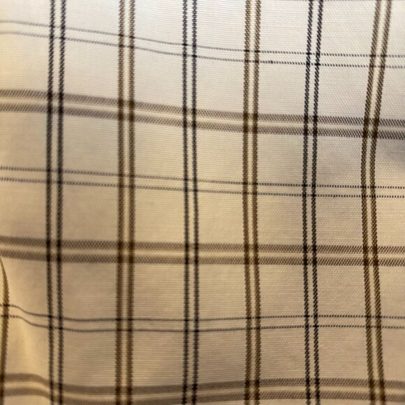 Eddie Bauer Mens Shirt Large Beige/Brown Relaxed Fit Plaid Long Sleeve Button-Up - Picture 6 of 8